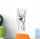 Hand in rock sign Wall Decal