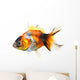Gold Fish White Wall Decal
