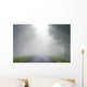 Foggy road Wall Decal