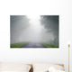 Foggy road Wall Decal