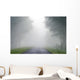 Foggy road Wall Decal