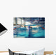 Swimmer in a swimming pool. Wall Decal