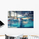 Swimmer in a swimming pool. Wall Decal