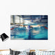 Swimmer in a swimming pool. Wall Decal