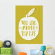 You are the apple of my eye. St. Valentine's card Wall Decal