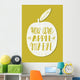 You are the apple of my eye. St. Valentine's card Wall Decal