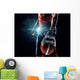 American football sportsman player in stadium Wall Decal