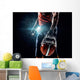 American football sportsman player in stadium Wall Decal