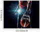 American football sportsman player in stadium Wall Decal