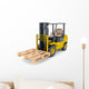 modern forklift Wall Decal