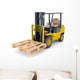 modern forklift Wall Decal