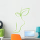 Healthy feet vector spa symbol Wall Decal