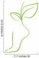 Healthy feet vector spa symbol Wall Decal