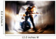 Tocando la guitarra. Fondo abstracto de m&uacute;sica. M&uacute;sica rock Wall Decal