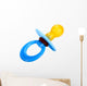 Up Blue Baby Pacifier Wall Decal