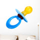 Up Blue Baby Pacifier Wall Decal