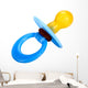 Up Blue Baby Pacifier Wall Decal