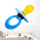 Up Blue Baby Pacifier Wall Decal