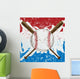 Baseball Flag Wall Decal