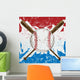 Baseball Flag Wall Decal