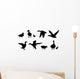 Duck Silhouettes Wall Decal Sticker Set