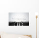 Knowledge. Inspirational quote typed on an old typewriter. Wall Decal