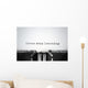 Knowledge. Inspirational quote typed on an old typewriter. Wall Decal