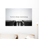 Knowledge. Inspirational quote typed on an old typewriter. Wall Decal