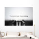 Knowledge. Inspirational quote typed on an old typewriter. Wall Decal
