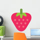 Cartoon Juicy Strawberry Wall Decal