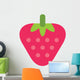 Cartoon Juicy Strawberry Wall Decal