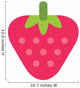 Cartoon Juicy Strawberry Wall Decal