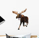 Running Moose Wall Decal