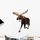 Running Moose Wall Decal