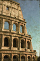 Colosseum in Rome, Italy - Vintage Wall Decal