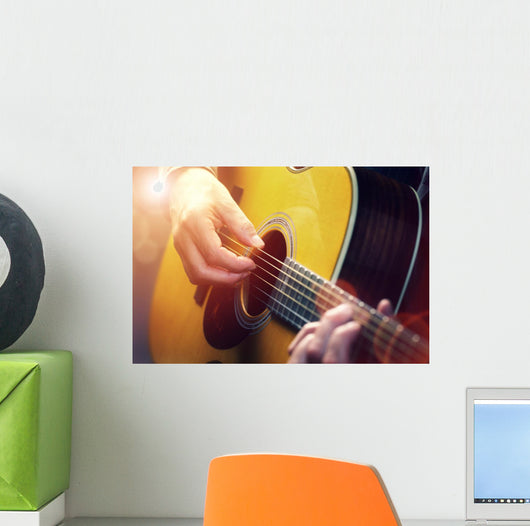 Guitarist Wall Decal