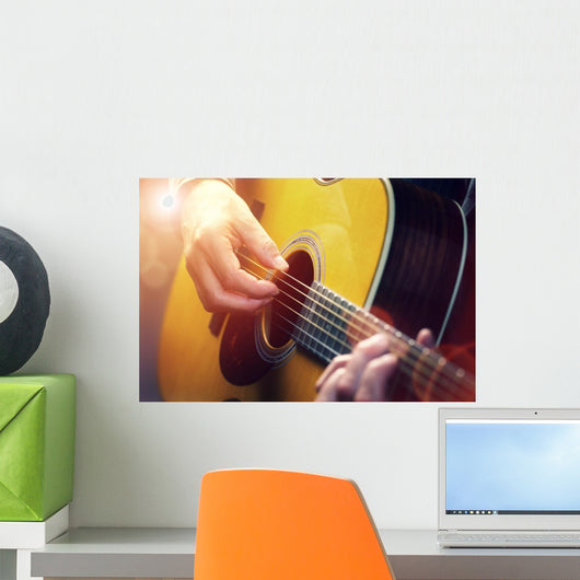 Guitarist Wall Decal