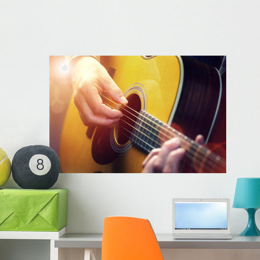Guitarist Wall Decal