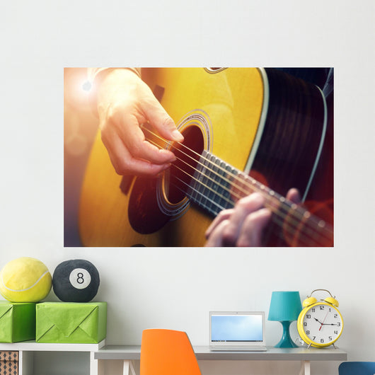 Guitarist Wall Decal