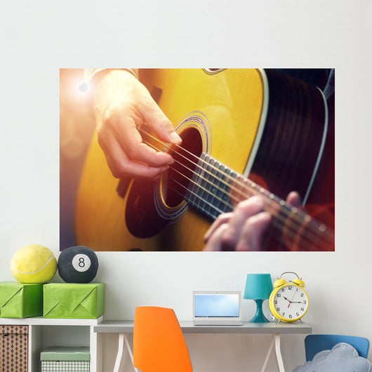 Guitarist Wall Decal