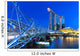 Marina Bay area at night, Singapore. Wall Decal