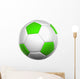 Green Soccer Ball Wall Decal