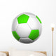 Green Soccer Ball Wall Decal