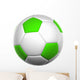 Green Soccer Ball Wall Decal