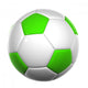 Green Soccer Ball Wall Decal