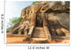 Scenic gate to Sigiriya rock summit Wall Decal