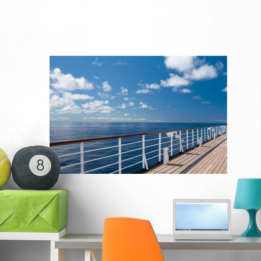 Ocean from cruise ship Wall Decal
