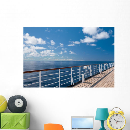 Ocean from cruise ship Wall Decal