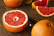Healthy Organic Red Ruby Grapefruit Wall Decal