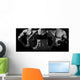 Bodybuilding. Man and  woman Wall Decal